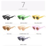 DYTYMJ Cat Eye Sunglasses Women Fashion Flower Eyewear Woman Sun Glasses Luxury Brand Glasses Women Party Gafas De Sol Hombre - Image 6