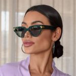 DYTYMJ New Vintage Cat Eye Sunglasses Women 2023 Small Frame Luxury Brand Eyewear Women Party Glasses Retro Gafas De Sol Mujer