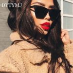 DYTYMJ Square Cateye Sunglasses Women Vintage Cat Eye Sun Glasses for Women Retro Shades for Women Wholesale Lentes De Sol Mujer