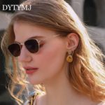 DYTYMJ Vintage Cat Eye Sunglasses Women 2022 Vintage Luxury Designer Sun Glasses Women Retro Small Cateye Gafas De Sol Hombre
