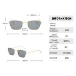 DYTYMJ Vintage Cat Eye Sunglasses Women 2022 Vintage Luxury Designer Sun Glasses Women Retro Small Cateye Gafas De Sol Hombre - Image 5