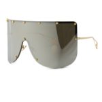 Fashion Oversized Shield Sunglasses Women Men Luxulry Brand Designer Rimless Metal Female Sun Glasses Shades Ladies - Image 6