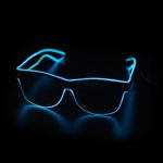 Led Glasses Neon Party Flashing Glasses EL Wire Glowing Gafas Luminous Bril Novelty Gift Glow Sunglasses Bright Light Supplies