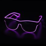 Led Glasses Neon Party Flashing Glasses EL Wire Glowing Gafas Luminous Bril Novelty Gift Glow Sunglasses Bright Light Supplies - Image 4