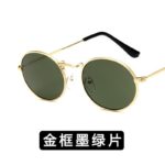 New Retro Classic Metal frame Oval Sunglasses Pink shades for women Luxury Vintage Mirrors Sun Glasses UV400 - Image 5