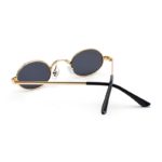 OEC CPO Classic Small Frame Oval Sunglasses for Men Metal Punk Sun Glasses Women Retro Shades Round Eyewear Steampunk UV400 - Image 2