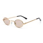 OEC CPO Classic Small Frame Oval Sunglasses for Men Metal Punk Sun Glasses Women Retro Shades Round Eyewear Steampunk UV400 - Image 3