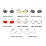 OEC CPO Classic Small Frame Oval Sunglasses for Men Metal Punk Sun Glasses Women Retro Shades Round Eyewear Steampunk UV400 - Image 6