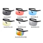 OEC CPO Fashion Sunglasses Women Men Brand Design Goggle Sun Glasses Big Frame Shield Visor Men Windproof Glasses O44 - Image 6