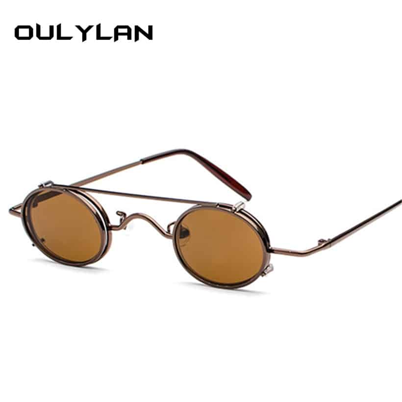 2021 Vintage Small Cat Eye Sunglasses For Women's Men's Retro