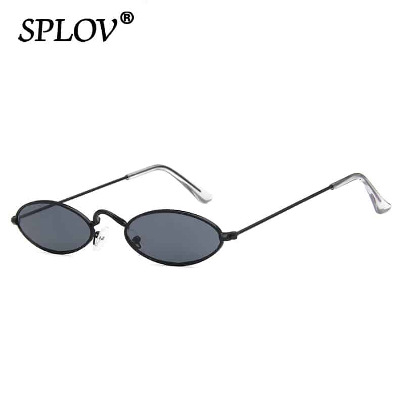 Retro Small Oval Sunglasses Men Women SteamPunk Vintage Sun