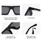 Small Square Frame Sunglasses Women Luxury Rectangular Modern Fashion Sunglasses Women Punk Glasses Men Lunette De Soleil Homme - Image 4