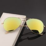 2022 New Double Bridge Aviation Sunglasse Woman Aviat Alloy Frame Polit Mirror Sun Glasses Female Male UV400 Eyewear for Men - Image 6