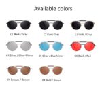 AIMISUV Vintage Steampunk Sunglasses Men Brand Design Round Glasses Steam Punk Metal Sunglasses For Women UV400 Gafas de Sol - Image 3