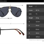 New 2022 Brand Design Women Men Sunglasses Oversized Frame Leather Sun Glasses Man Hip Hop aviation Male Female UV400 - Image 3