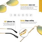Photochromic Sunglasses Men Polarized Aviation Day Night Vision Glasses for Driving Women Anti-UV Goggle oculos de sol masculino - Image 4