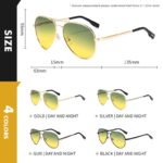 Photochromic Sunglasses Men Polarized Aviation Day Night Vision Glasses for Driving Women Anti-UV Goggle oculos de sol masculino - Image 5