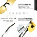 Top Anti-glare Day Night Vision Glasses For Driving Men Polarized Sunglasses Photochromic Driver Goggles Glasses zonnebril heren - Image 4
