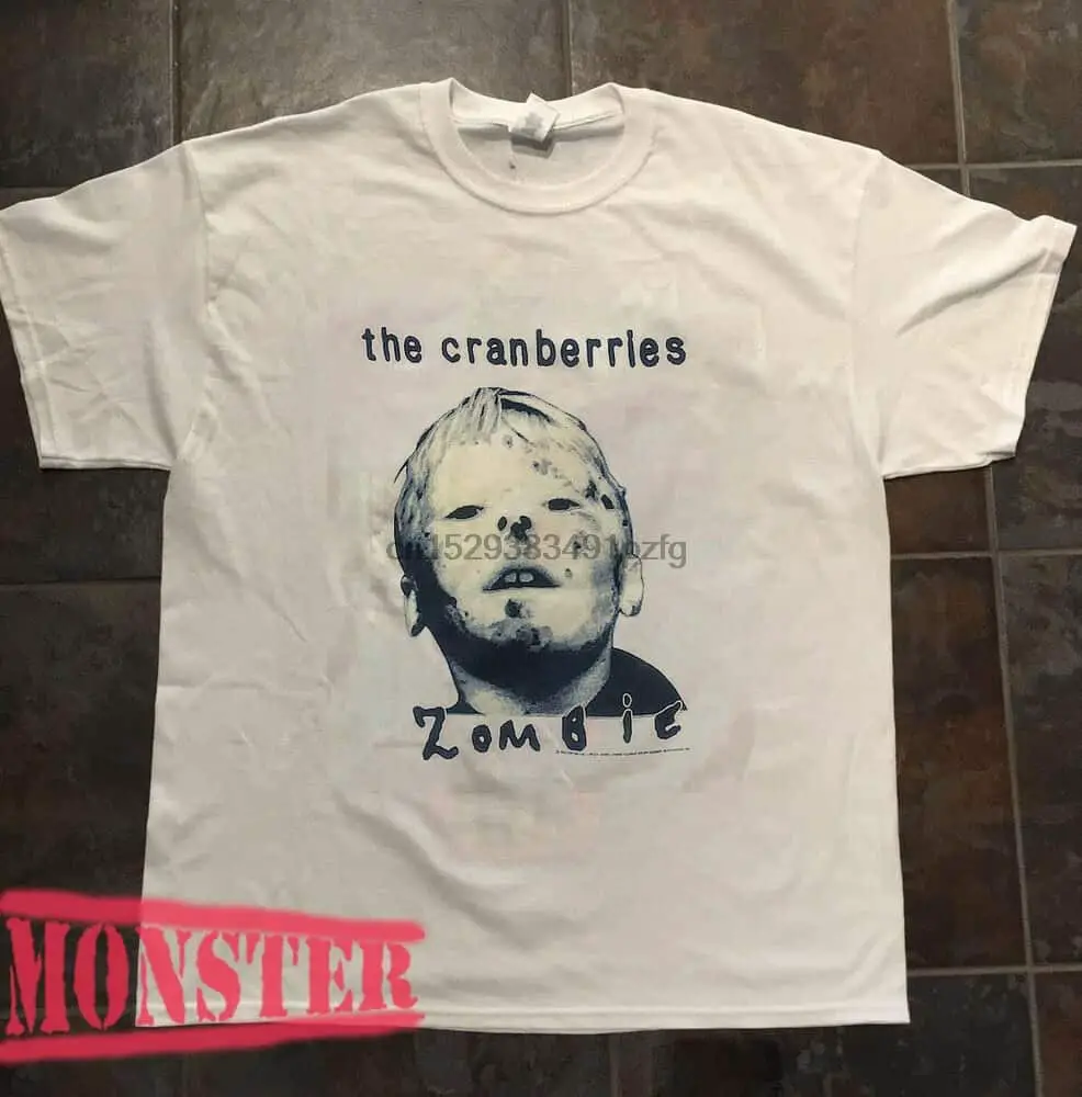 Vintage 90s 1995 The Cranberries Zombie TOUR T Shirt Sz S - XXL