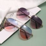 new Double Bridge 3026 Aviation sunglasses women men 2022 luxury brand designer high quality pilot Outdoor Shopping Shade uv400