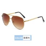 new Double Bridge 3026 Aviation sunglasses women men 2022 luxury brand designer high quality pilot Outdoor Shopping Shade uv400 - Image 5