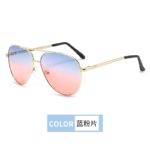 new Double Bridge 3026 Aviation sunglasses women men 2022 luxury brand designer high quality pilot Outdoor Shopping Shade uv400 - Image 6