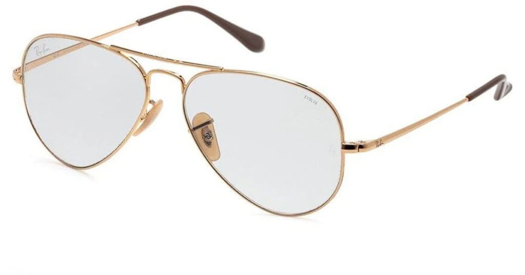 Ray Ban Designer 55mm Sunglasses - Metallic